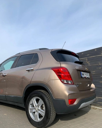 Chevrolet Trax cena 57700 przebieg: 85000, rok produkcji 2018 z Łaskarzew małe 781